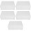 5Pcs White Plastic Storage Drawers Stackable Organizer for Desktop 6