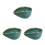 3Pièces Plat Petit Céramique Bol Masque 9