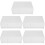 5Pcs White Plastic Storage Drawers Stackable Organizer for Desktop 5