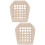 2Pièces Suspendue Beige Pour Rongeurs 4