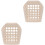 2Pièces Suspendue Beige Pour Rongeurs 2