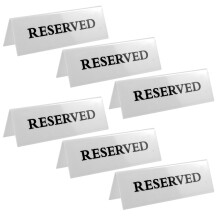 12Pièces Panneaux Réservés En Pour Tables De Mariage