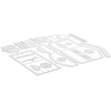 5Pièces Dies Métal Argent DIY Décoration Pour Cartes Albums