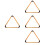 4Pièces Racks Billard Triangle En Bois Pin Kaki, Accessoire Table Pool 5