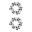 12Pièces Broches Panda Déco 8