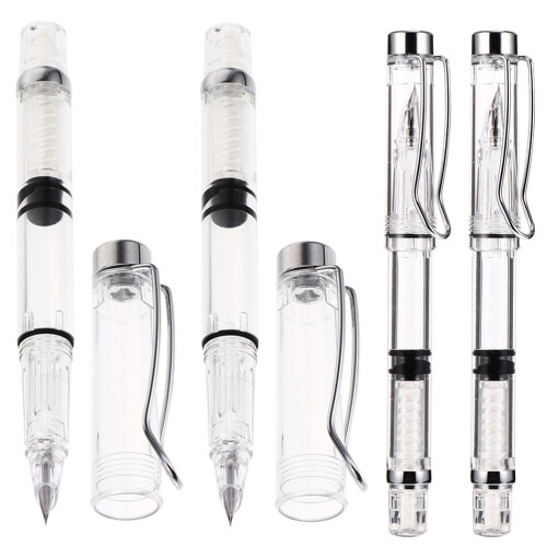 8Pièces Stylos Plume Ergonomiques Pour Et 1