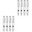 8Pièces Stylos Plume Ergonomiques Pour Et 5