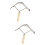 2Pièces Chevaux Bétail Ergonomique Nettoyage Bois 5