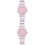 2Pièces Quartz Rose Bracelet Confortable 5