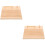 2Pièces Porte-Fil Bois Compact Pour Usage 7