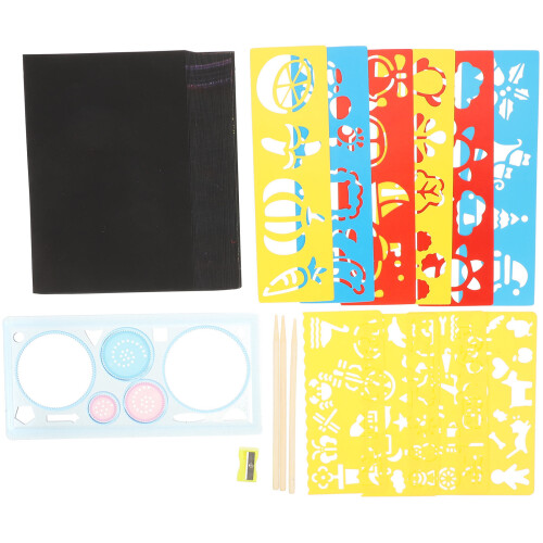 2Ensembles À Gratter DIY Enfants Couleurs Assorties
