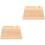 2Pièces Porte-Fil Bois Compact Pour Usage 4