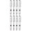 8Pièces Stylos Plume Ergonomiques Pour Et 6