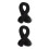 2Pièces Ruban Élastique Noir Rond DIY Pour Décoration Couture 8