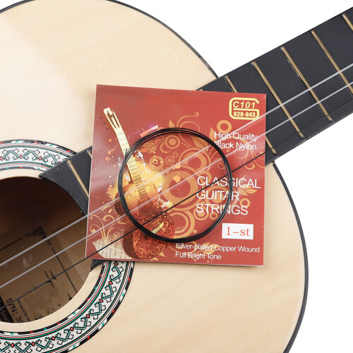 400Pièces Cordes Remplacement Guitare Nylon Noir Usage Professionnel 2