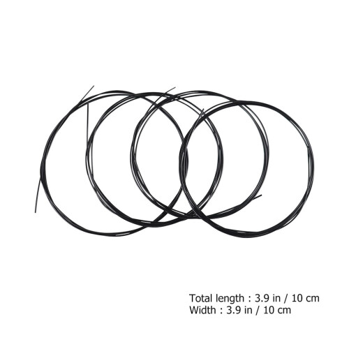 400Pièces Cordes Remplacement Guitare Nylon Noir Usage Professionnel 1