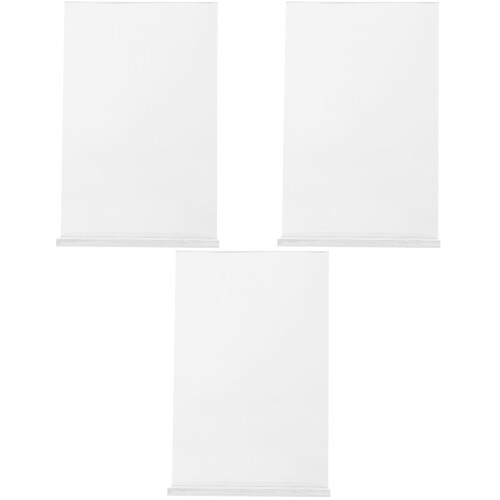 18Pièces Porte-Affiches Acryliques Robustesse Transparente Pour 2