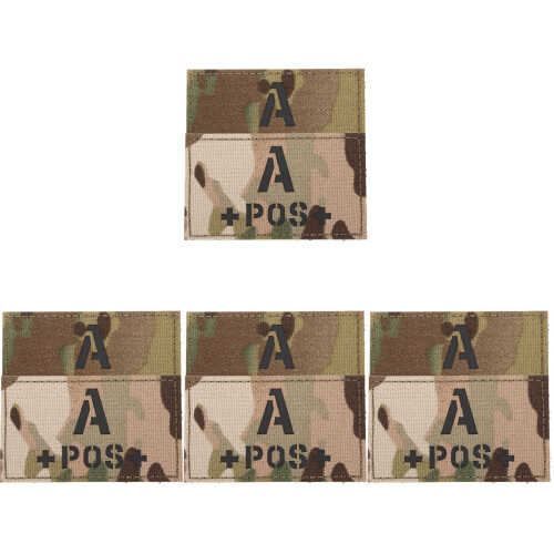 8Pièces Badge Camouflage A+ Patch Pour Uniforme 2