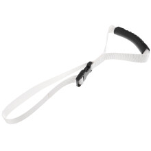4Pcs Car Assist Handle for Disabled White Plastic and Webbing Strap