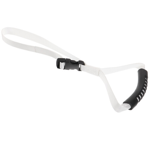 4Pcs Car Assist Handle for Disabled White Plastic and Webbing Strap 1