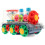 Light Up Train Toy Car Abs Assorted Color 1pcs For Indoor Play 1