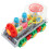 Light Up Train Toy Car Abs Assorted Color 1pcs For Indoor Play 10
