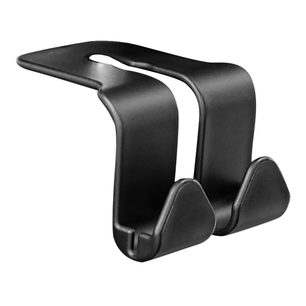 5Pcs Abs Car Headrest Hooks Durable Car Seat Hangers For Storage Black 3631237071548