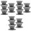 15 Pcs Silicone Pot Lid Handle Heat Resistant Replacement 5