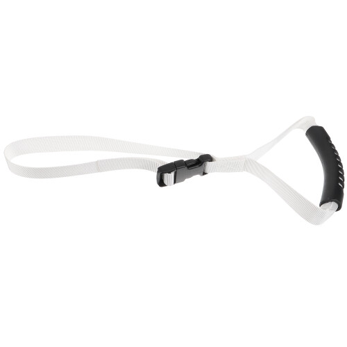 4Pcs Car Assist Handle for Disabled White Plastic and Webbing Strap 2