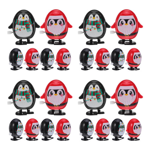 24 Pcs Wind Up Toys - Windup Penguin Clockwork Walking Figures 2