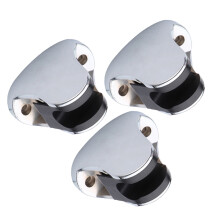 6Pcs Bathroom Silver ABS Shower Head Bases Adjustable Wall Holders