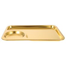 3 Pcs Professional Snacks Storage Plate For French Fries And Dessert