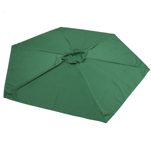 2Stk Grün Polyester Schirmbespannung Für Garten Und Terrasse 2