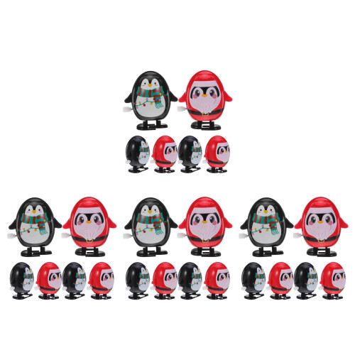 24 Pcs Wind Up Toys - Windup Penguin Clockwork Walking Figures 1