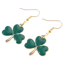 4 Pairs St.Patricks Day Accessories Drop Earrings Novelty For Women