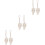 3 Pieces Elastic Bungee Cord Sun Blind Accesories Blinds Tie Downs 9