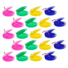 40 Pcs Kids Castanets Small Hand Clapper Funny Musical Instrument