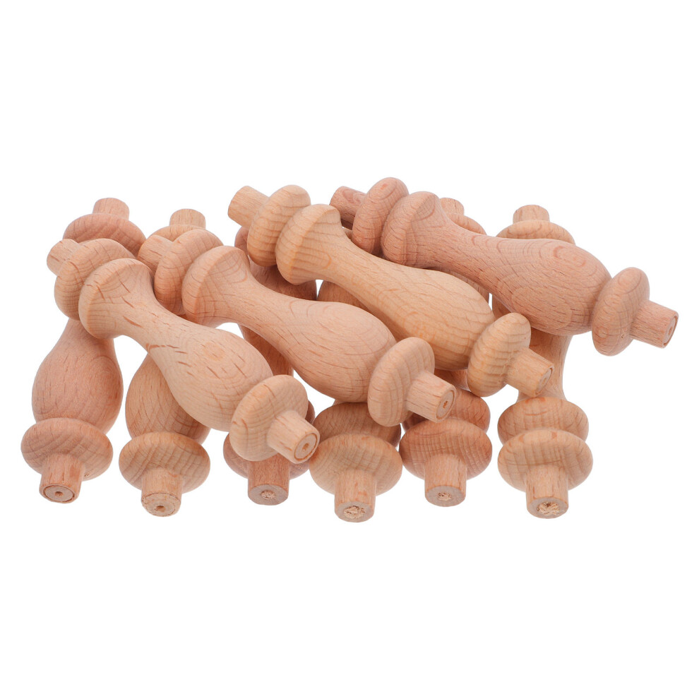 40 Pcs Wood Spindles For Staircase European Carved Baluster Post 3624176143001