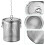 2 Pieces Spice Strainer Large High Temperature Resistant Rust-Proof 7