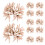 100Pièces Arbres Miniatures De Décor Rose ABS Réaliste 1