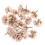 100Pièces Arbres Miniatures De Décor Rose ABS Réaliste 2