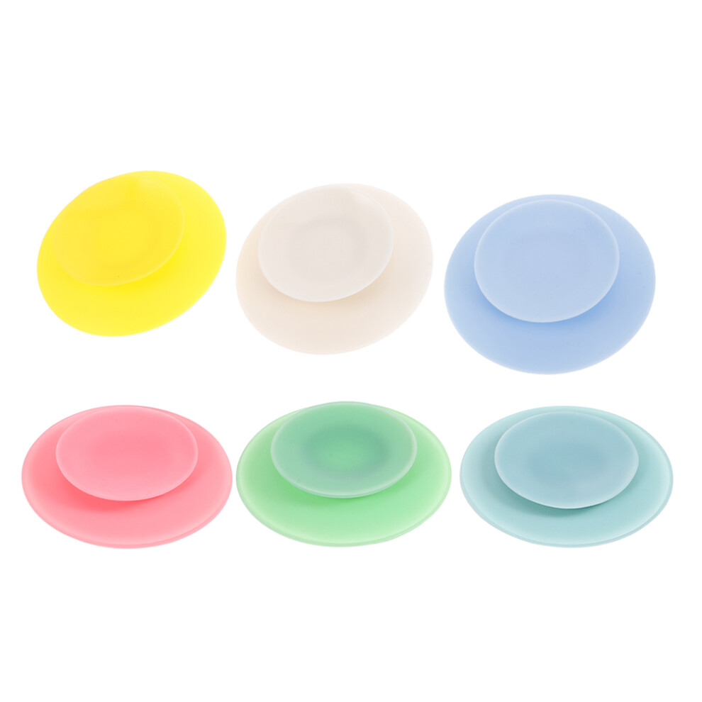 Totority 18 Pcs Double Sided Silicone Suction Pads For Bowls Non Slip Tableware