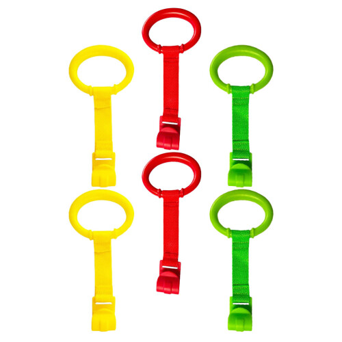 12 Pcs Portable Pull Up Ring For And Toddler Walking