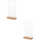 2 Pcs A Board Display Sign Holder Menu For Kitchen Advertising Stand 6
