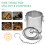 2 Pieces Spice Strainer Large High Temperature Resistant Rust-Proof 6