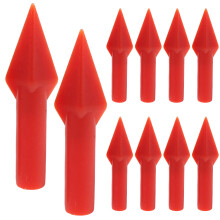 10Pcs Red Silicone Soft Tip Arrows Durable Archery Practice Arrowheads