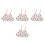 8 Pcs Triangular Heat Resistant Non Slip Pot Lid Knob Cover 5