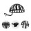 2Pcs Black Hat Display Rack Plastic Stand for Store Use 11