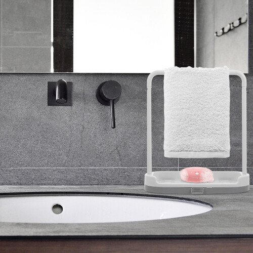 4 Pack Rag Storage Rack Counter Drying Stand Bathroom Towel Holder 2