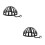 2Pcs Black Hat Display Rack Plastic Stand for Store Use 6